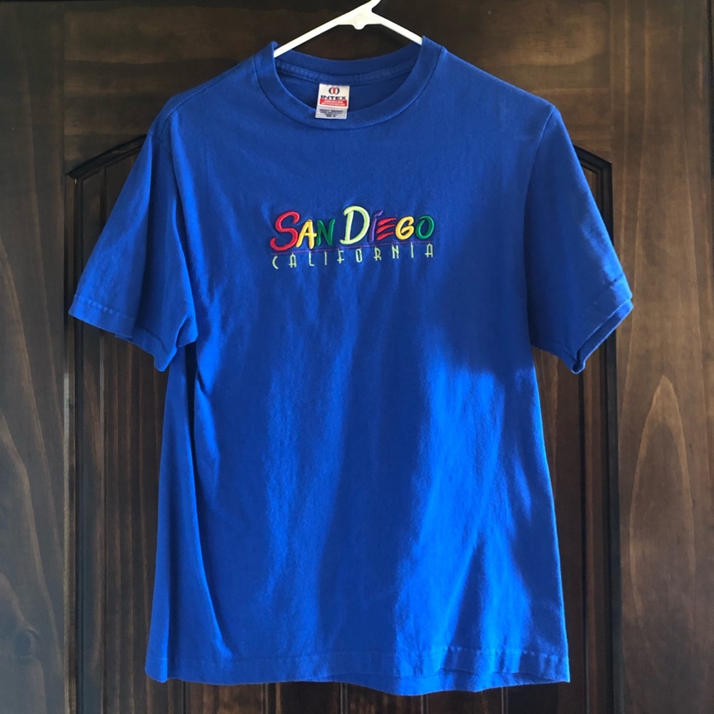 Vintage San Diego California embroidered shirt